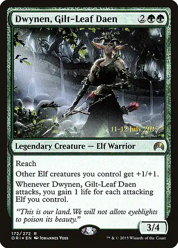 Dwynen, Gilt-Leaf Daen - ori Spoiler