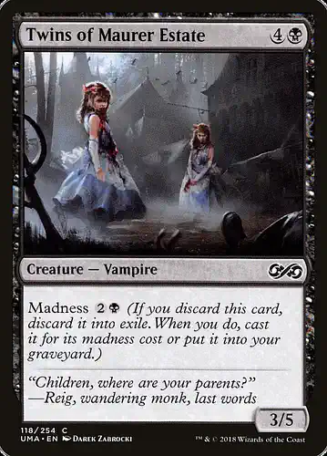 Twins of Maurer Estate - uma Spoiler