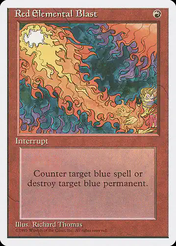 Red Elemental Blast - 4ed Spoiler