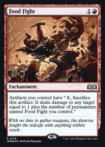 Food Fight - woe Spoiler