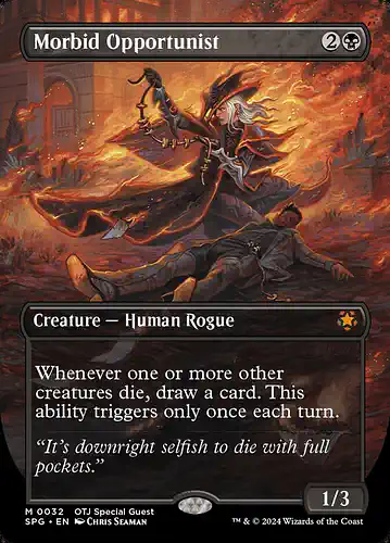 Morbid Opportunist - spg Spoiler