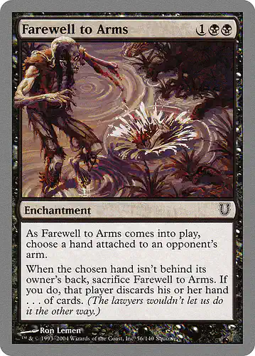 Farewell to Arms - unh Spoiler