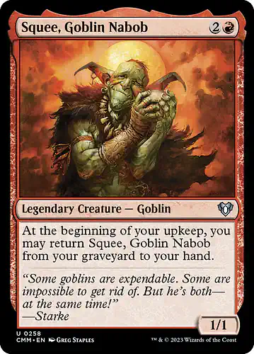 Squee, Goblin Nabob - cmm Spoiler