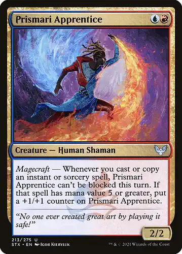 Prismari Apprentice - stx Spoiler