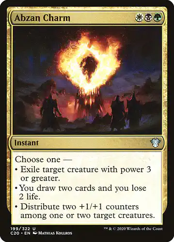 Abzan Charm - c20 Spoiler