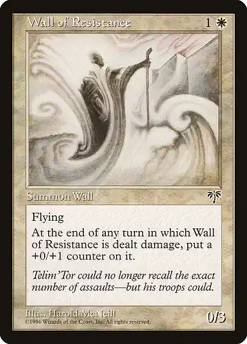 Wall of Resistance - mir Spoiler