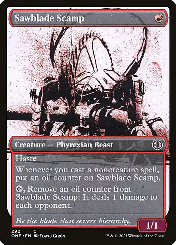 Sawblade Scamp - one Spoiler