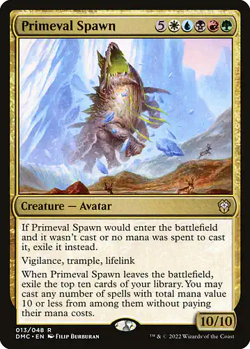 Primeval Spawn - dmc Spoiler