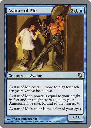 Avatar of Me - unh Spoiler