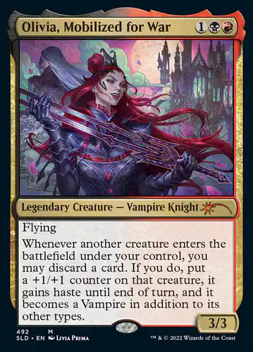 Olivia, Mobilized for War - sld Spoiler