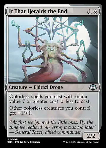 It That Heralds the End - mh3 Spoiler