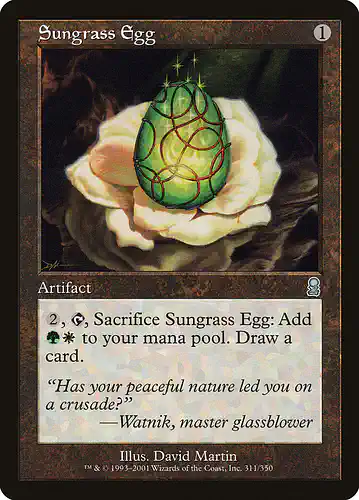 Sungrass Egg - ody Spoiler