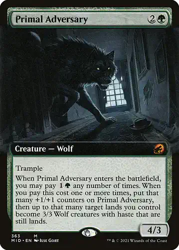 Primal Adversary - mid Spoiler