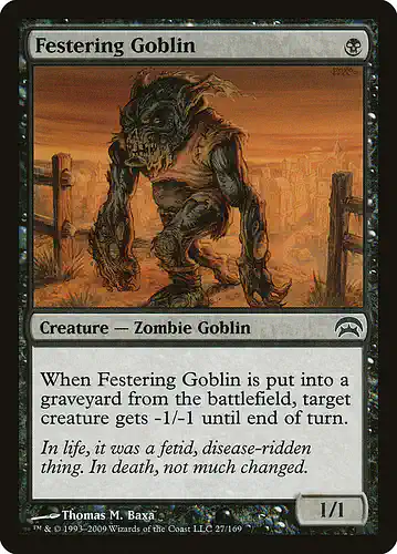 Festering Goblin - hop Spoiler