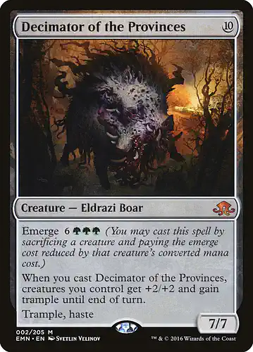 Decimator of the Provinces - emn Spoiler
