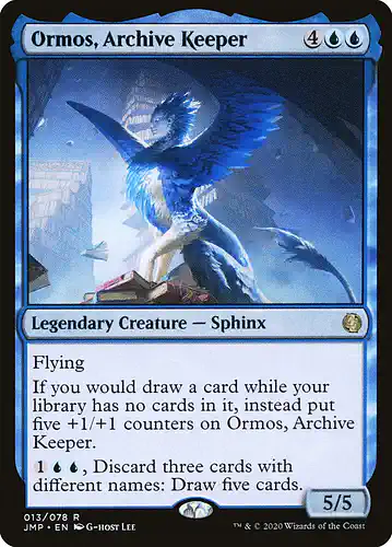 Ormos, Archive Keeper - jmp Spoiler