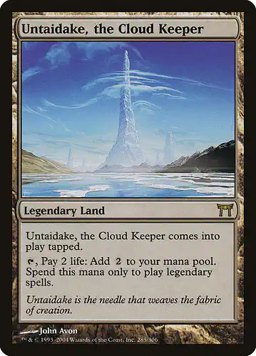 Untaidake, the Cloud Keeper - chk Spoiler