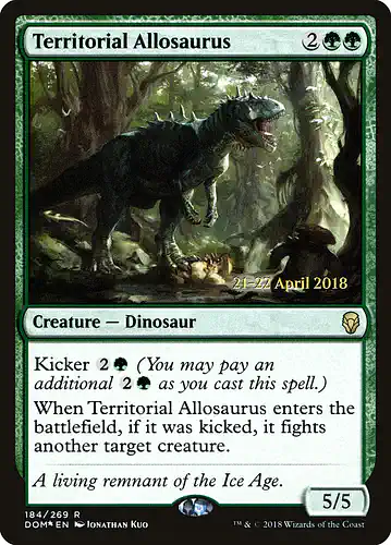 Territorial Allosaurus - dom Spoiler