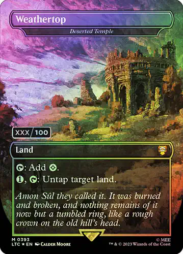 Deserted Temple - ltc Spoiler