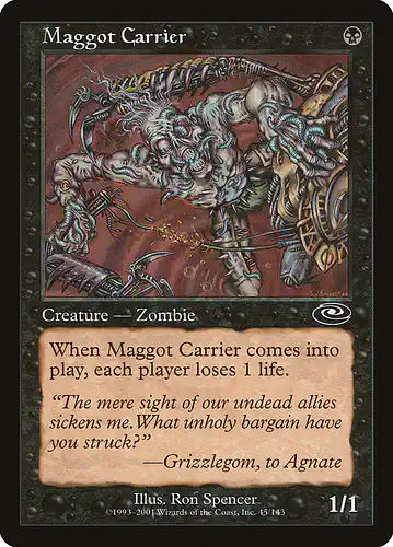 Maggot Carrier - pls Spoiler