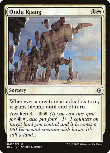 Ondu Rising - bfz Spoiler
