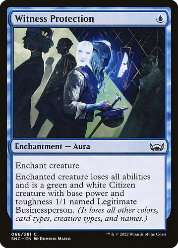 Witness Protection - snc Spoiler