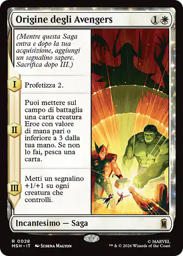Origin of the Avengers - msh Spoiler