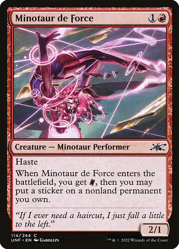 Minotaur de Force - unf Spoiler