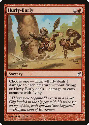 Hurly-Burly - lrw Spoiler
