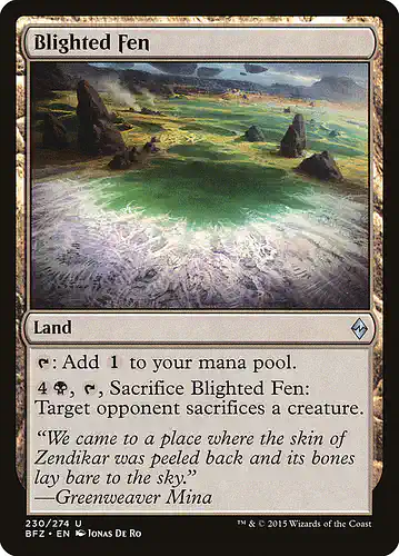 Blighted Fen - bfz Spoiler