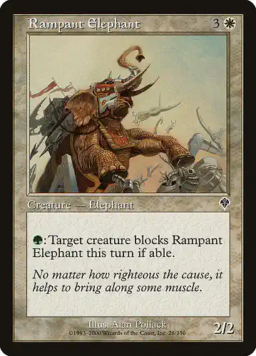 Rampant Elephant - inv Spoiler
