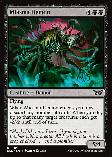 Miasma Demon - dsk Spoiler