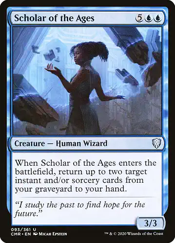 Scholar of the Ages - cmr Spoiler