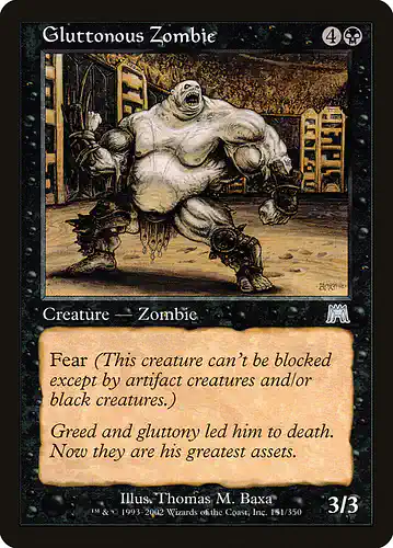 Gluttonous Zombie - ons Spoiler