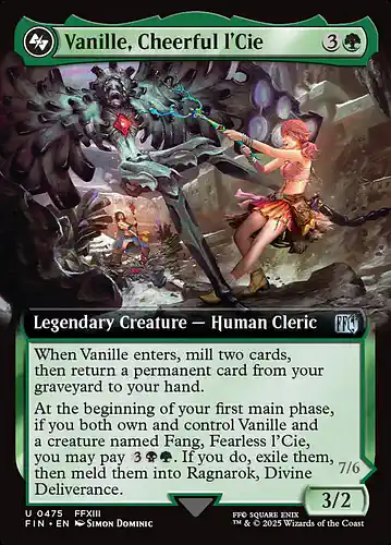Vanille, Cheerful l'Cie - fin Spoiler