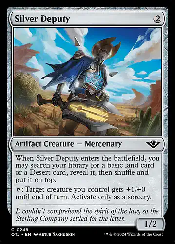 Silver Deputy - otj Spoiler