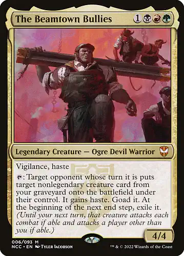 The Beamtown Bullies - ncc Spoiler
