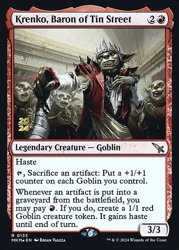 Krenko, Baron of Tin Street - mkm Spoiler