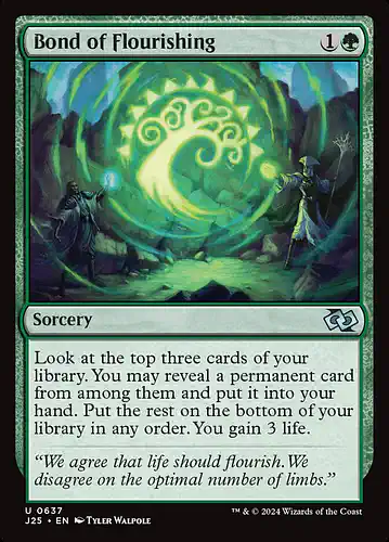Bond of Flourishing - j25 Spoiler