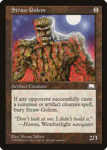 Straw Golem - wth Spoiler