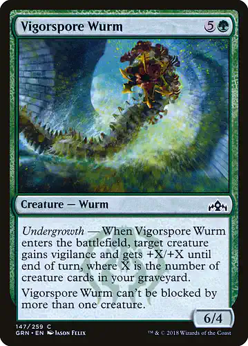 Vigorspore Wurm - grn Spoiler