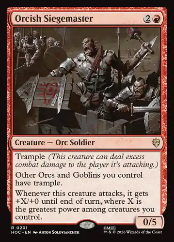 Orcish Siegemaster - hoc Spoiler