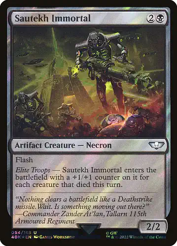 Sautekh Immortal - 40k Spoiler