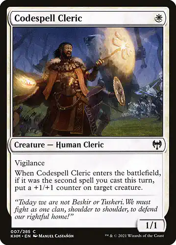 Codespell Cleric - khm Spoiler