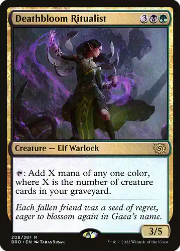 Deathbloom Ritualist - bro Spoiler