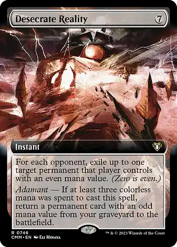 Desecrate Reality - cmm Spoiler