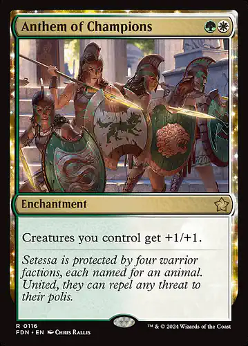 Anthem of Champions - fdn Spoiler
