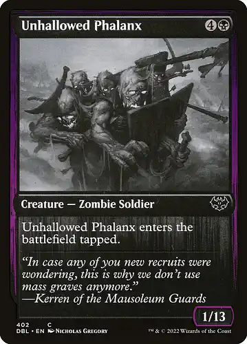 Unhallowed Phalanx - dbl Spoiler