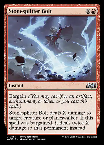 Stonesplitter Bolt - woe Spoiler