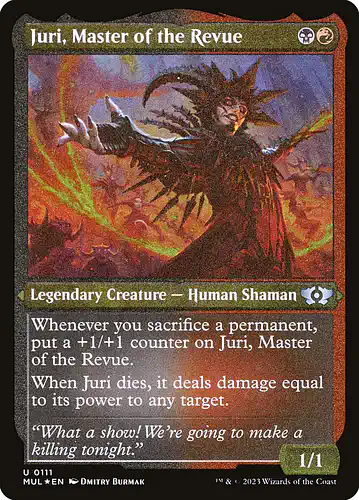 Juri, Master of the Revue - mul Spoiler